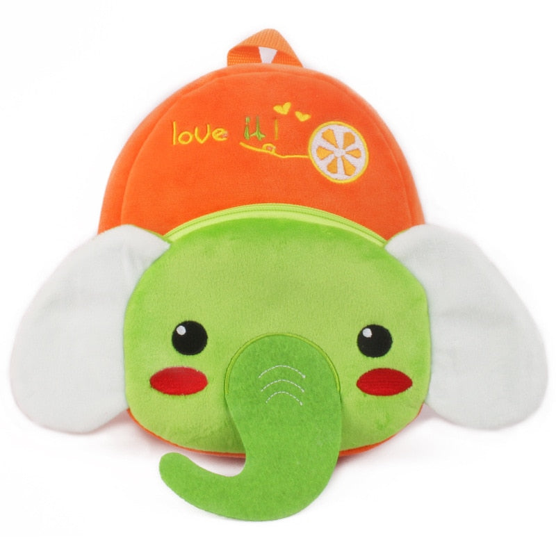 Mochilas Escolares para Niños- Animales de Felpa