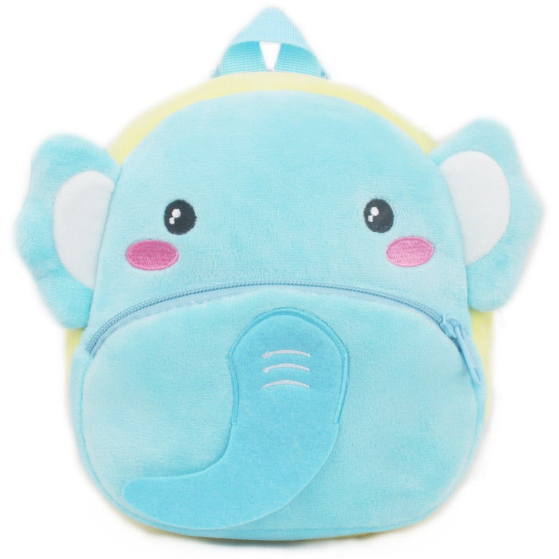 Mochilas Escolares para Niños- Animales de Felpa