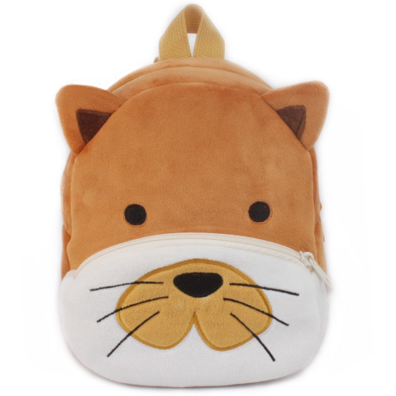 Mochilas Escolares para Niños- Animales de Felpa