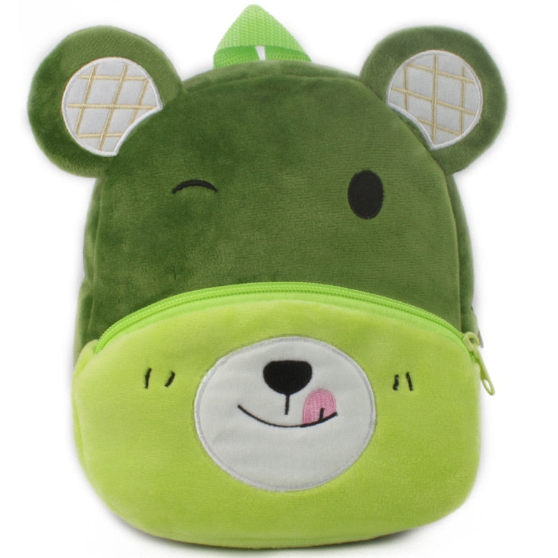 Mochilas Escolares para Niños- Animales de Felpa