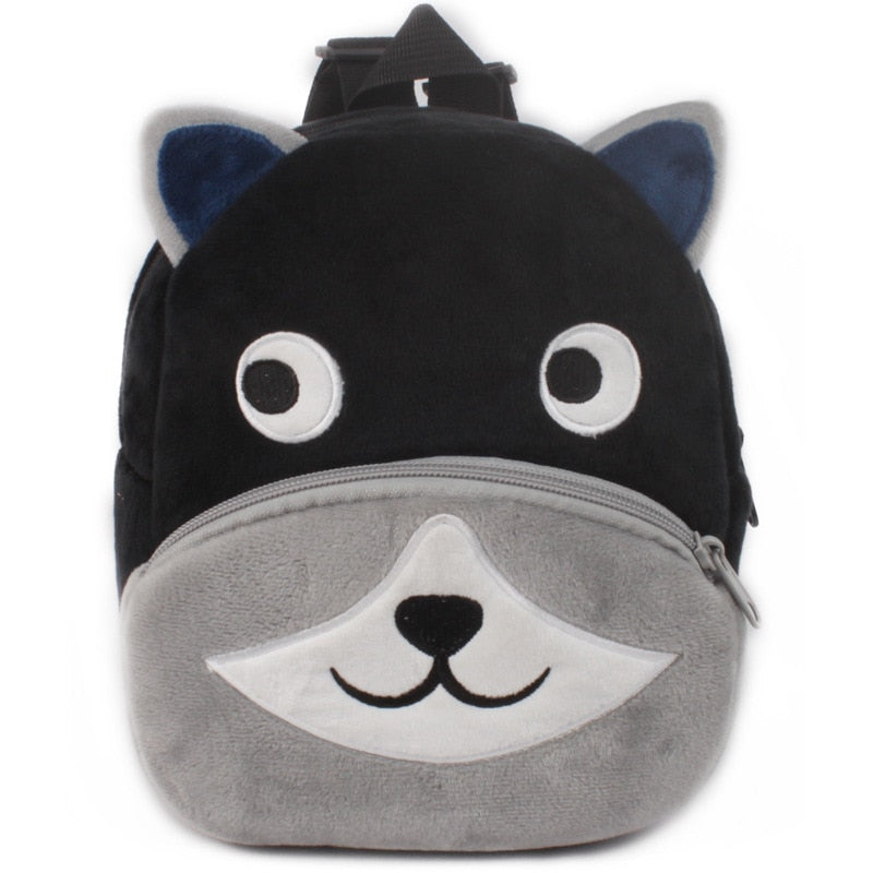 Mochilas Escolares para Niños- Animales de Felpa
