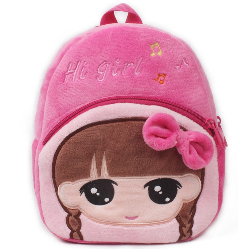 Mochilas Escolares para Niños- Animales de Felpa