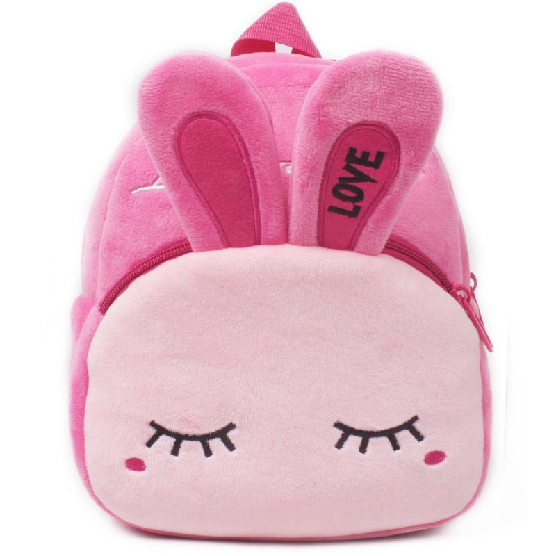 Mochilas Escolares para Niños- Animales de Felpa