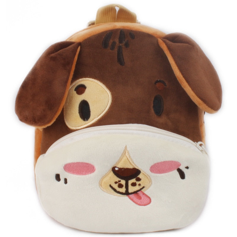 Mochilas Escolares para Niños- Animales de Felpa