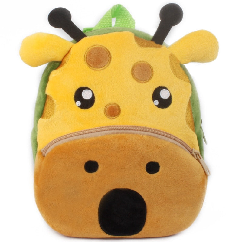 Mochilas Escolares para Niños- Animales de Felpa