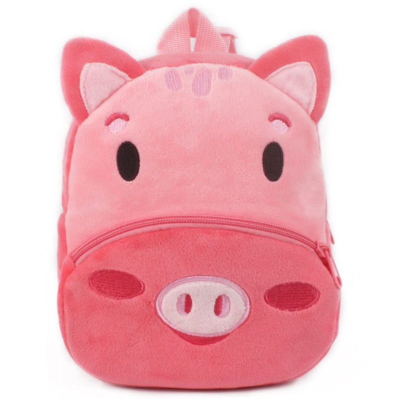 Mochilas Escolares para Niños- Animales de Felpa