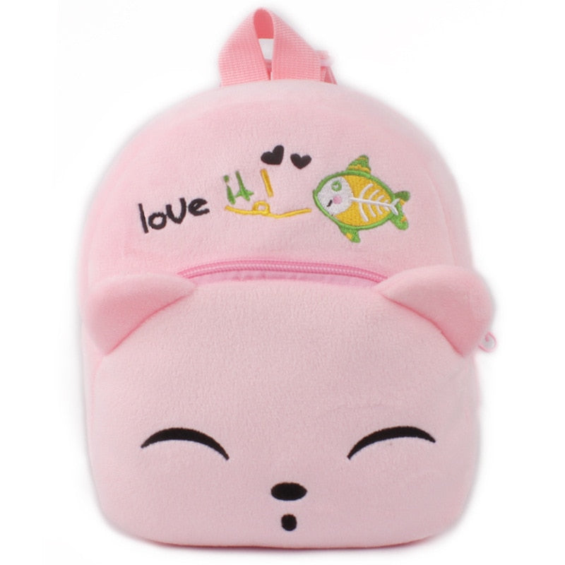 Mochilas Escolares para Niños- Animales de Felpa
