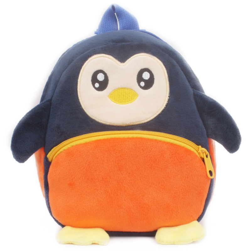 Mochilas Escolares para Niños- Animales de Felpa