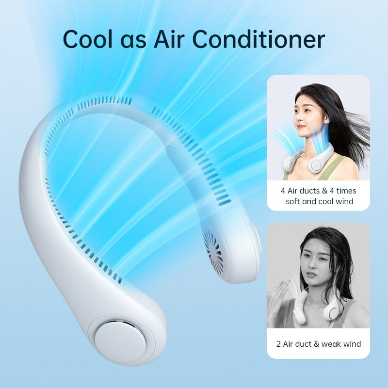 Ventilador Portátil para Colgar en el Cuello (Verano)