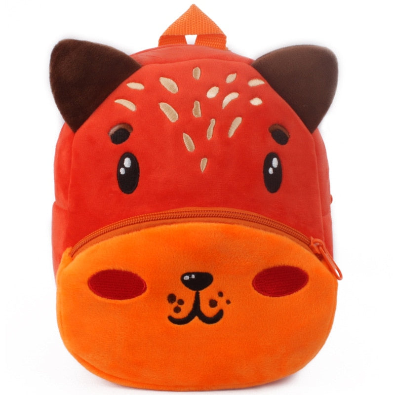 Mochilas Escolares para Niños- Animales de Felpa