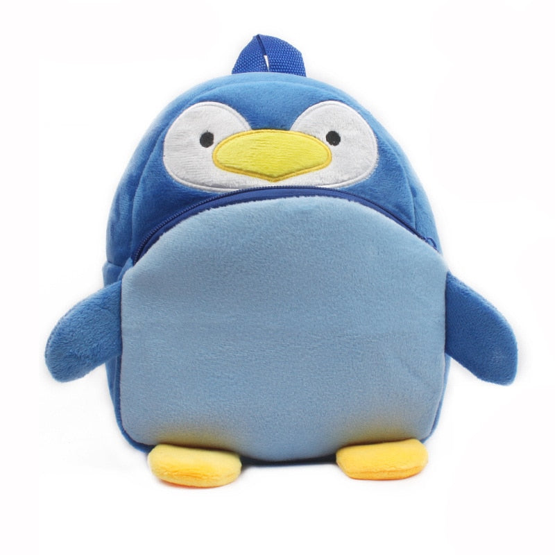 Mochilas Escolares para Niños- Animales de Felpa