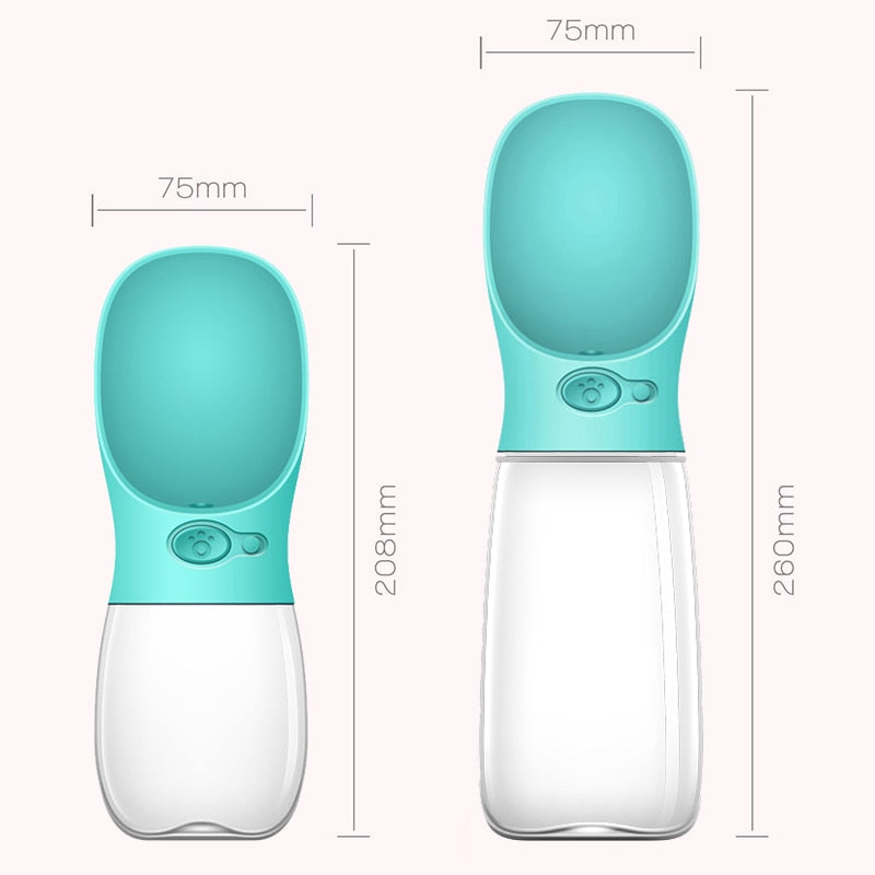 Botella de agua portátil para mascotas