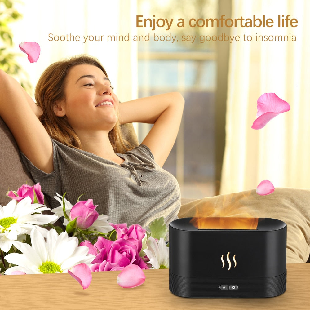 Humidificador de aire (Flame)- Luces LED