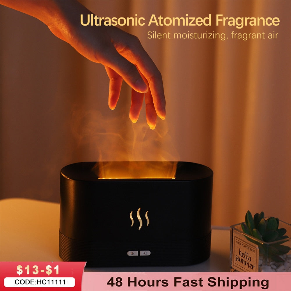 Humidificador de aire (Flame)- Luces LED