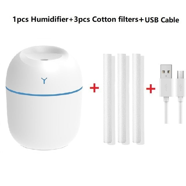Humidificador de Aire Ultrasónico Portátil