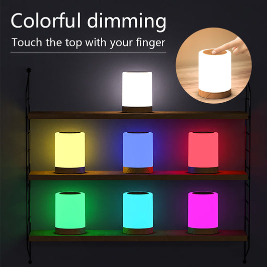Lámpara de Mesa de noche con Control táctil